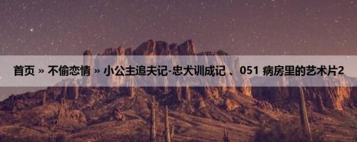 首页 » 不偷恋情 » 小公主追夫记-忠犬训成记 、051 病房里的艺术片2